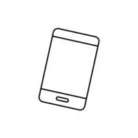 phone concept line icon. Simple element illustration. phone concept outline symbol design. vector