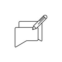 feedback concept line icon. Simple element illustration. feedback concept outline symbol design. vector