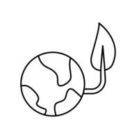 environment concept line icon. Simple element illustration. environment concept outline symbol design. vector