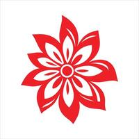 Minimalist and Simple Geometric Patterns Flower, Swirl flower flame symbol logo vector