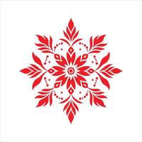 Minimalist and Simple Geometric Patterns Floral Ornament Silhouette, On White Background vector