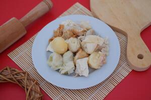 Siomay, Indonesian traditional street food photo