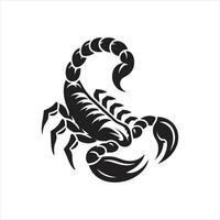 Scorpion icon on white background vector
