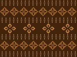 Ethnic geometric pattern. geometric square diamond stripes seamless pattern background. Ethnic southwest pattern use for fabric, textile, home decoration elements, upholstery, wrapping. vector