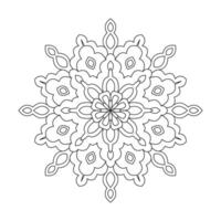 Abstract stock glowing simple mandala background vector