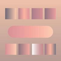 Dusty Pink Minimalistic, warm colored circles collection on Dusty Pink background. vector