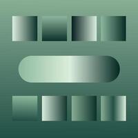 Plantation gradients collection Colorful gradients Set with different style vector