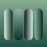 Plantation gradients Colorful collection. Plantation Color gradient modern combinations of colors and shades vector