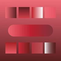 Set of Red Gradients Background, Modern Red Gradient Collection combinations of colors and shades vector