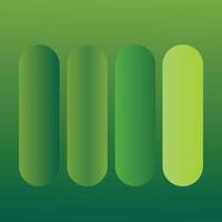 Green Colorful gradients collection. Green Set of colorful gradients. vector