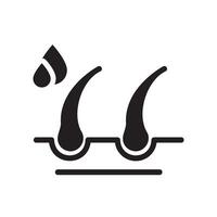 hydration Glyph Icon White Background vector