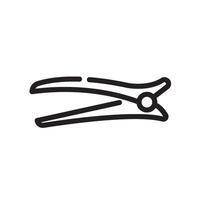 barbershop Line Icon White Background vector