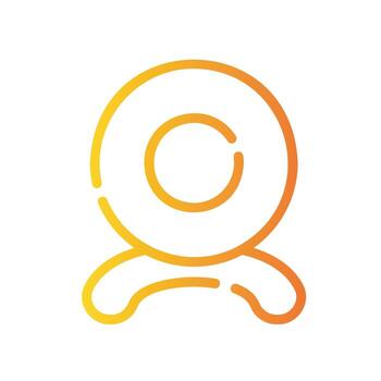 web leva línea degradado icono blanco antecedentes vector