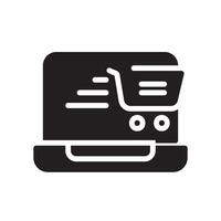 tripod Glyph Icon White Background vector