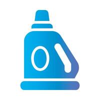 cleaning product Flat Gradient Icon White Background vector