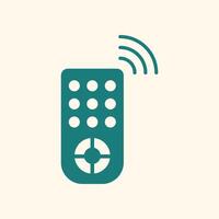 Remote control trendy artwork stunning abstract illustration colorful applicative design vector