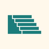 Stairs trendy artwork stunning abstract illustration colorful applicative design vector
