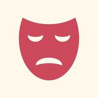 Mask trendy artwork charming abstract illustration colorful applicative design vector