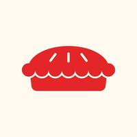 Pie trendy artwork pretty abstract illustration colorful applicative design vector