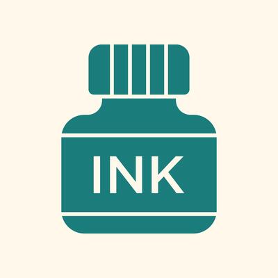 Ink trendy artwork stunning abstract illustration colorful applicative design