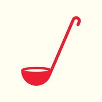 Ladle trendy artwork lovely abstract illustration colorful applicative design vector