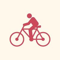 Cycle trendy artwork charming abstract illustration colorful applicative design vector
