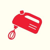Hand mixer trendy artwork lovely abstract illustration colorful applicative design vector