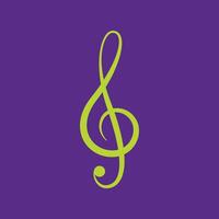 Music note trendy artwork gorgeous abstract illustration colorful applicative design vector