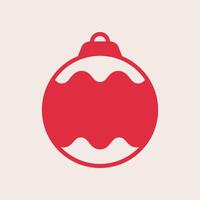 Christmas ball trendy artwork handsome abstract illustration colorful applicative design vector