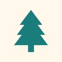 Christmas tree trendy artwork stunning abstract illustration colorful applicative design vector