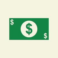 Money trendy artwork cute abstract illustration colorful applicative design vector