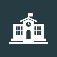 School building trendy artwork beautiful abstract illustration colorful applicative design vector
