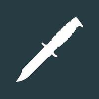 Knife trendy artwork beautiful abstract illustration colorful applicative design vector