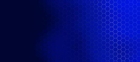 Blue hexagonal pattern with gradient background. vector