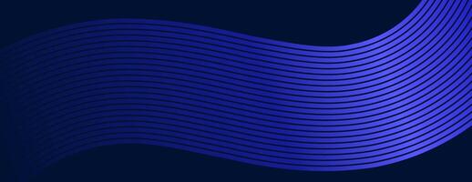 Abstract blue wave lines pattern background. vector