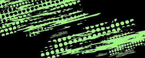 Abstract green graphic design with circular patterns. vector