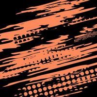 resumen naranja y negro gráfico diseño. vector