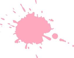 Pink paint is splashing on a white background, creating an artistic and dynamic visual that represents creativity, expression, and abstract design vector