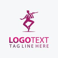 Dynamic Pulse Studios dancer logo vector