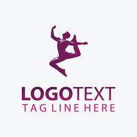 Step Flow dancer logo vector