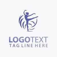 The Step Collective dancer logo vector
