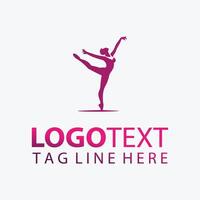 Pulse Vision dancer logo vector