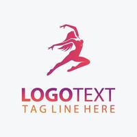 Movement Surge dancer logo vector