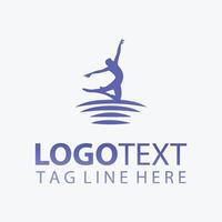 Beat Sync dancer logo vector
