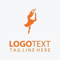 Vibe Vortex dancer logo vector