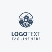 Boundaries Defined Fence Logo vector