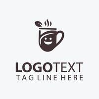Essence of Java Coffee Bean Logo vector