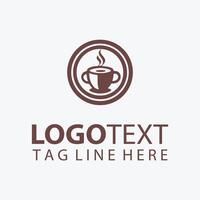 Brew Charm Coffee Bean Logo vector