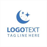 Lunar Whispers Moon Logo vector