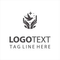 The Hand shake Logo vector